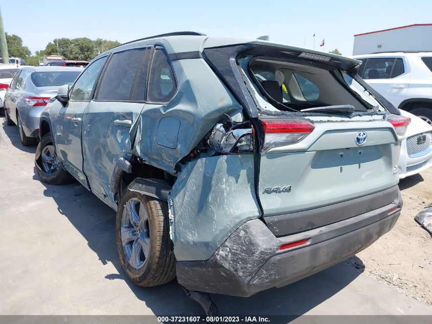 2023 TOYOTA RAV4 HYBRID XLE - 4T3RWRFV7PU082585