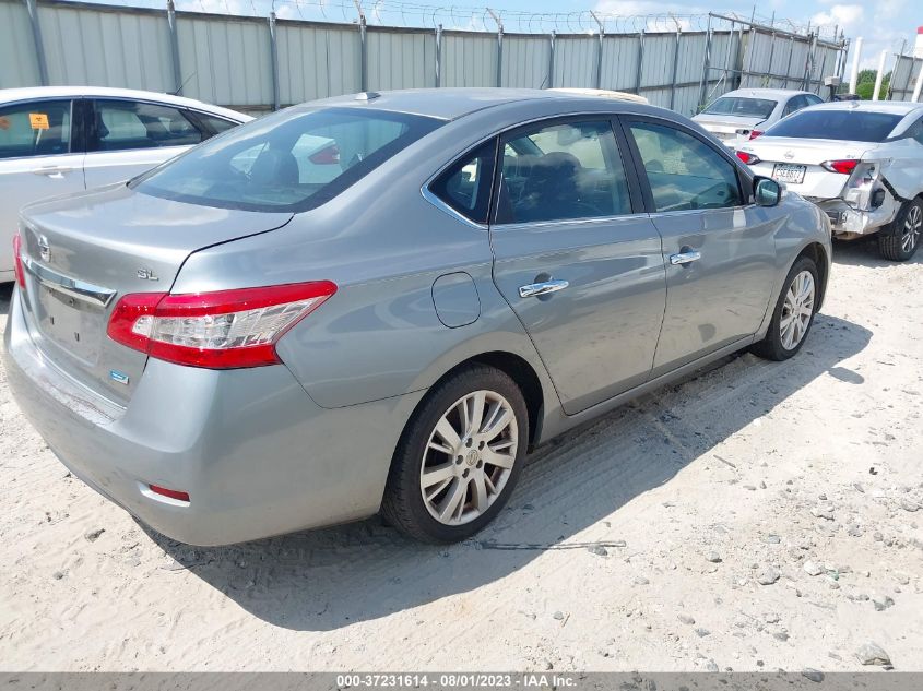 2013 NISSAN SENTRA SL - 3N1AB7AP5DL609437
