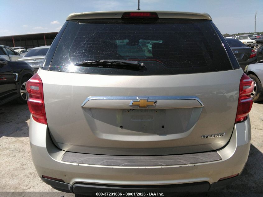 2016 CHEVROLET EQUINOX LS - 2GNALBEK8G1121494