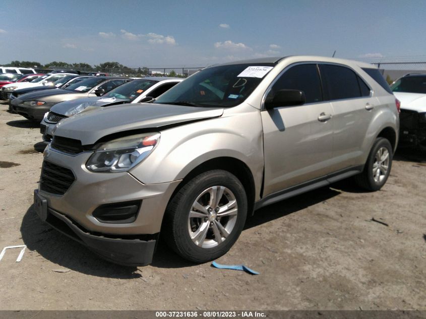 2016 CHEVROLET EQUINOX LS - 2GNALBEK8G1121494