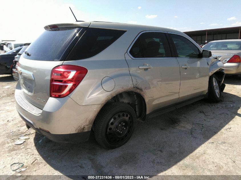 2016 CHEVROLET EQUINOX LS - 2GNALBEK8G1121494