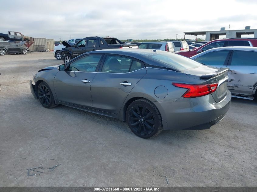 2017 NISSAN MAXIMA 3.5S/SV/SL/SR/PLAT - 1N4AA6AP4HC417492