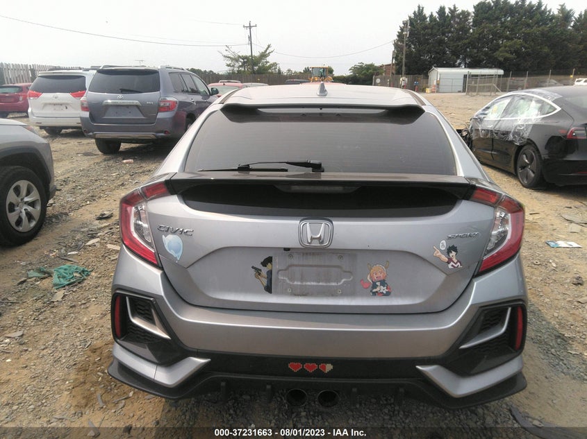 VIN SHHFK7H46MU229468 2021 HONDA CIVIC HATCHBACK SPORT