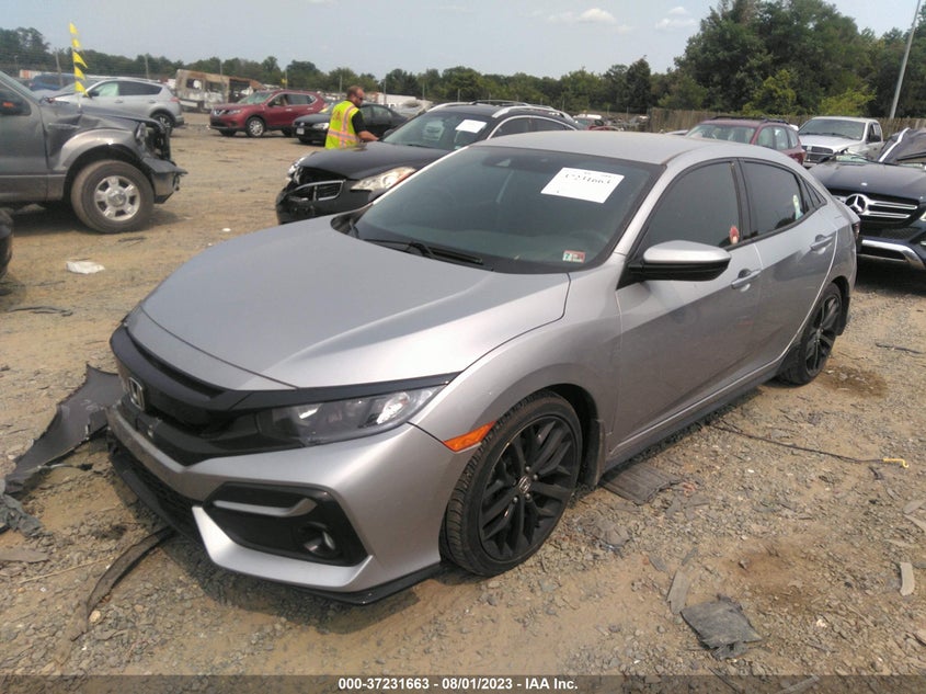VIN SHHFK7H46MU229468 2021 HONDA CIVIC HATCHBACK SPORT