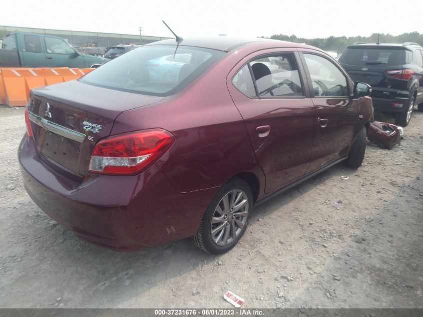 2019 MITSUBISHI MIRAGE G4 SE - ML32F4FJ1KHF00712
