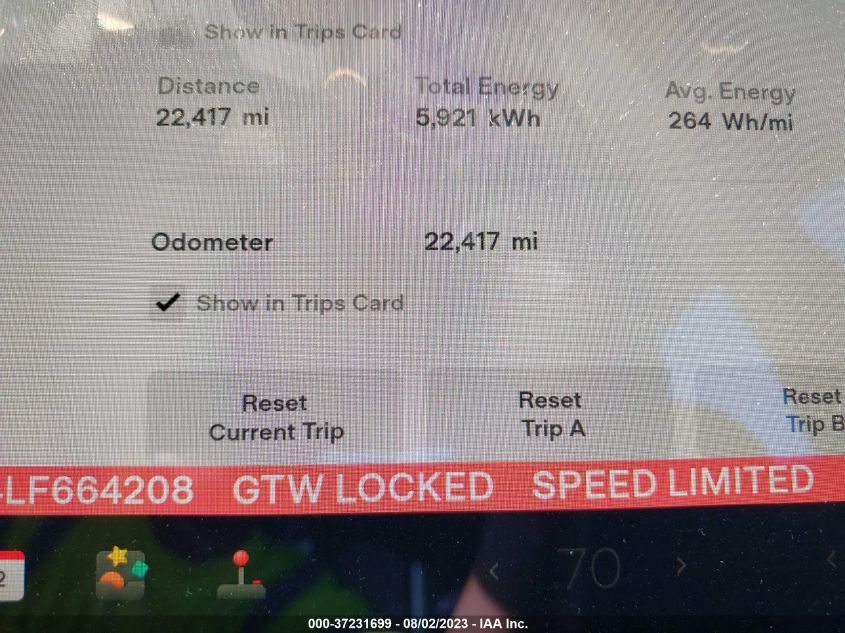 2020 TESLA MODEL 3 LONG RANGE - 5YJ3E1EB4LF664208