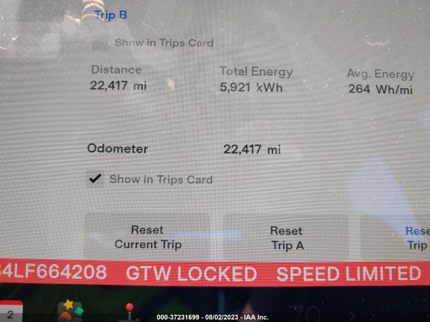 2020 TESLA MODEL 3 LONG RANGE - 5YJ3E1EB4LF664208