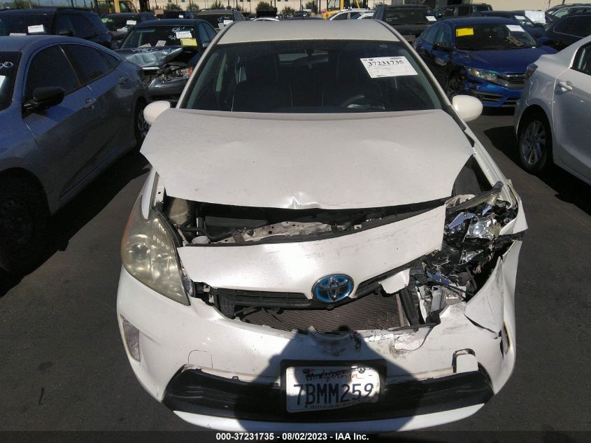 2013 TOYOTA PRIUS ONE/TWO/THREE/FOUR/FIVE - JTDKN3DU9D1706814