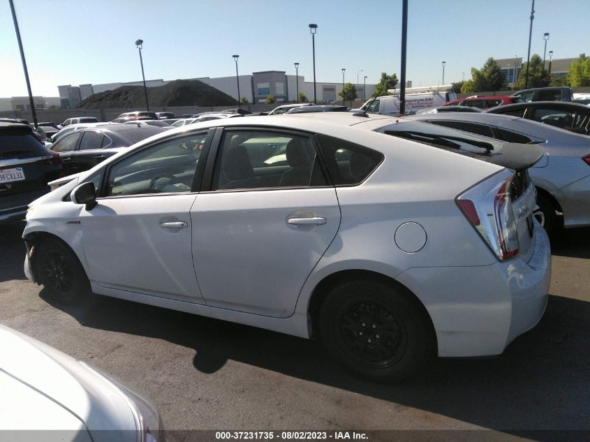2013 TOYOTA PRIUS ONE/TWO/THREE/FOUR/FIVE - JTDKN3DU9D1706814