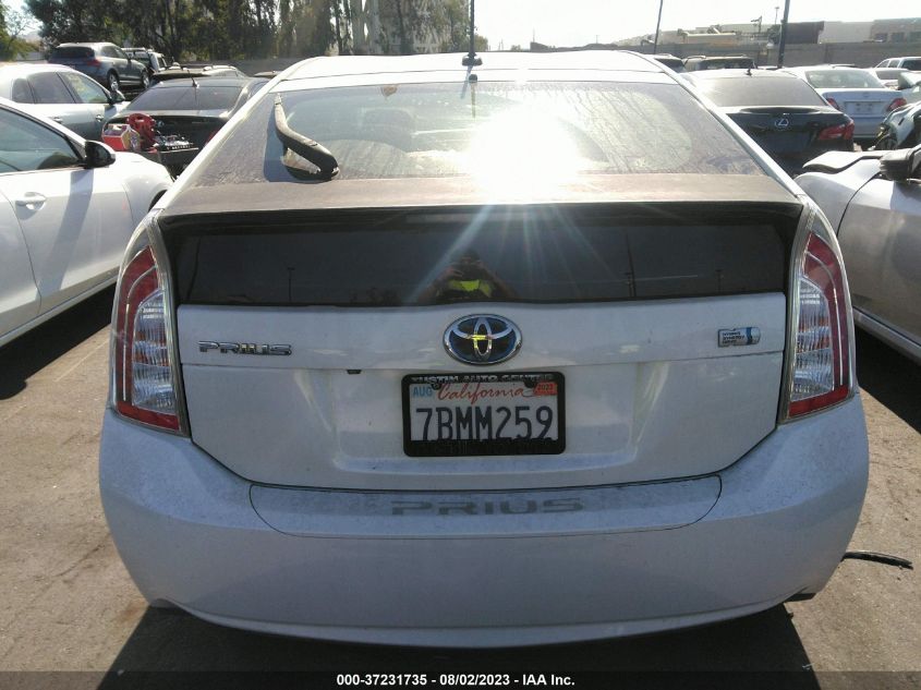 2013 TOYOTA PRIUS ONE/TWO/THREE/FOUR/FIVE - JTDKN3DU9D1706814