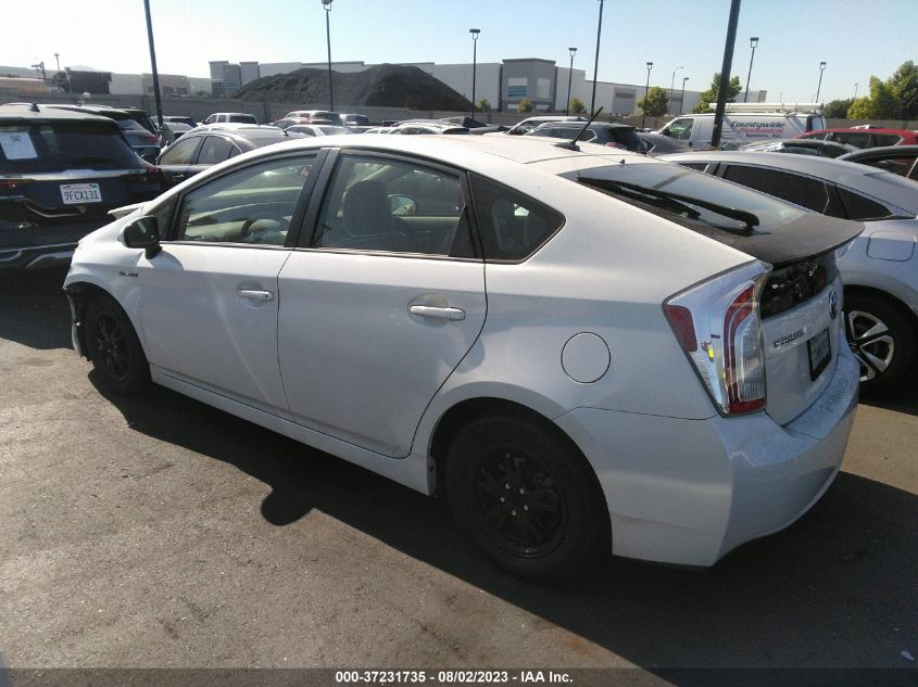 2013 TOYOTA PRIUS ONE/TWO/THREE/FOUR/FIVE - JTDKN3DU9D1706814