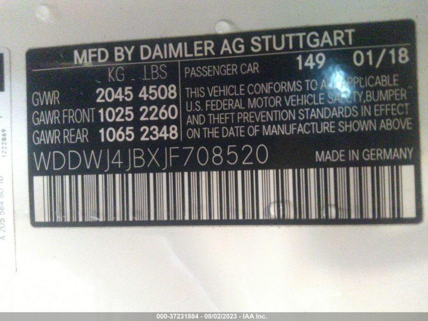 2018 MERCEDES-BENZ C-CLASS C 300 - WDDWJ4JBXJF708520