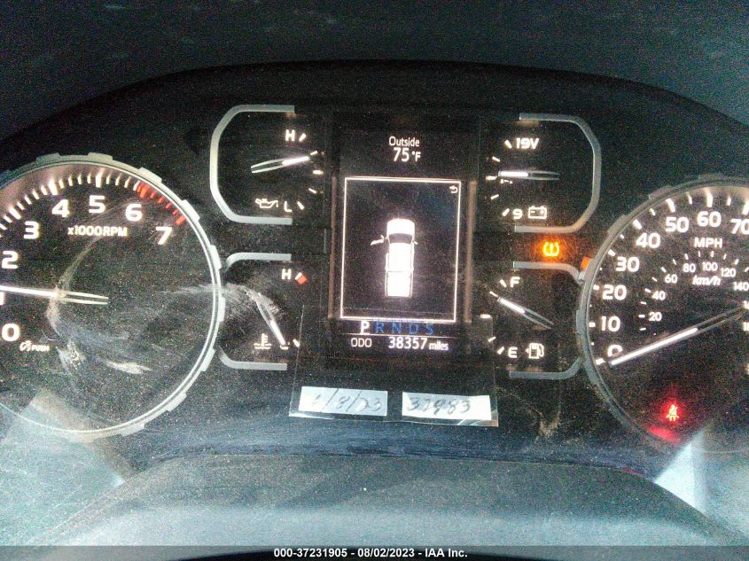 2019 TOYOTA TUNDRA 4WD SR/SR5/LIMITED - 5TFUY5F18KX839251