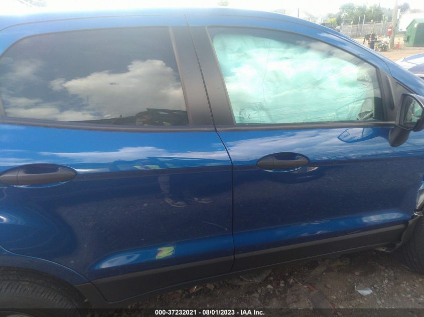 2021 FORD ECOSPORT S - MAJ6S3FL7MC404088