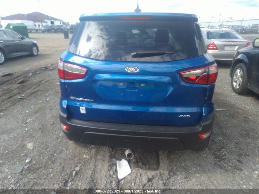 2021 FORD ECOSPORT S - MAJ6S3FL7MC404088