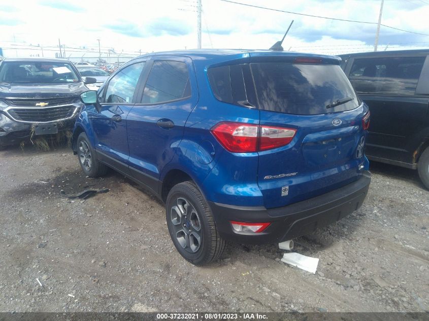 2021 FORD ECOSPORT S - MAJ6S3FL7MC404088