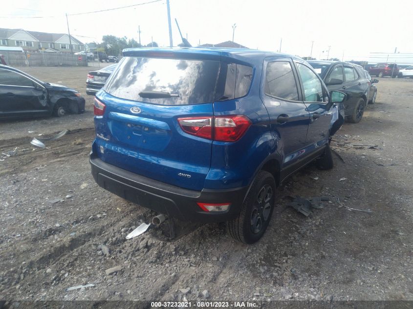 2021 FORD ECOSPORT S - MAJ6S3FL7MC404088