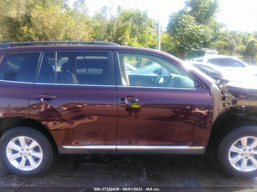 2013 TOYOTA HIGHLANDER - 5TDBK3EH1DS254905