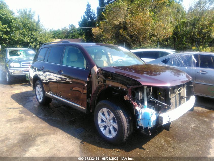 2013 TOYOTA HIGHLANDER - 5TDBK3EH1DS254905