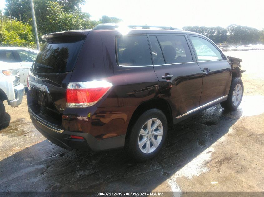 2013 TOYOTA HIGHLANDER - 5TDBK3EH1DS254905
