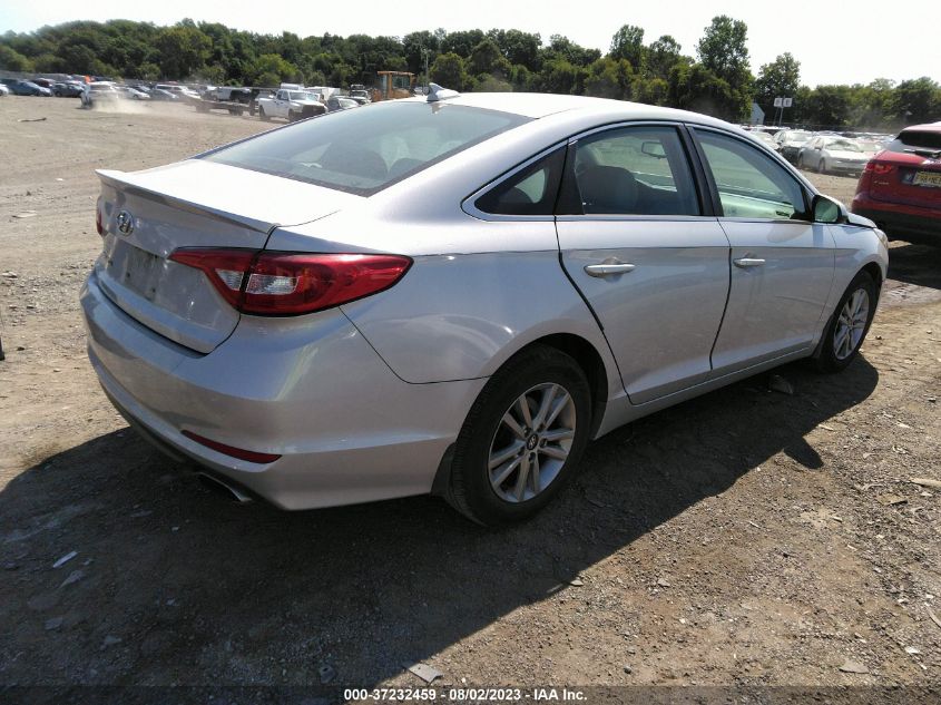 2015 HYUNDAI SONATA 2.4L SE - 5NPE24AF3FH182928