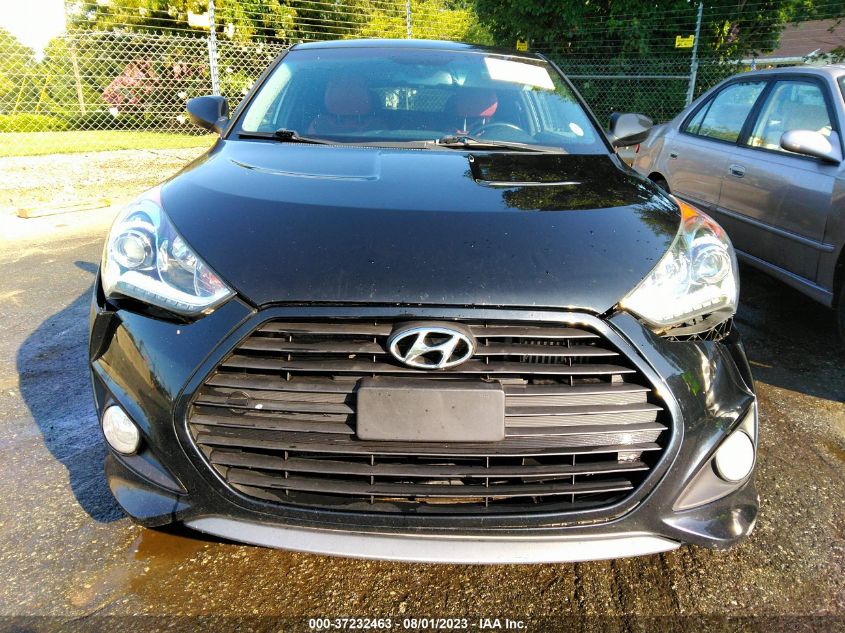 2014 HYUNDAI VELOSTER TURBO R-SPEC - KMHTC6AE5EU209862