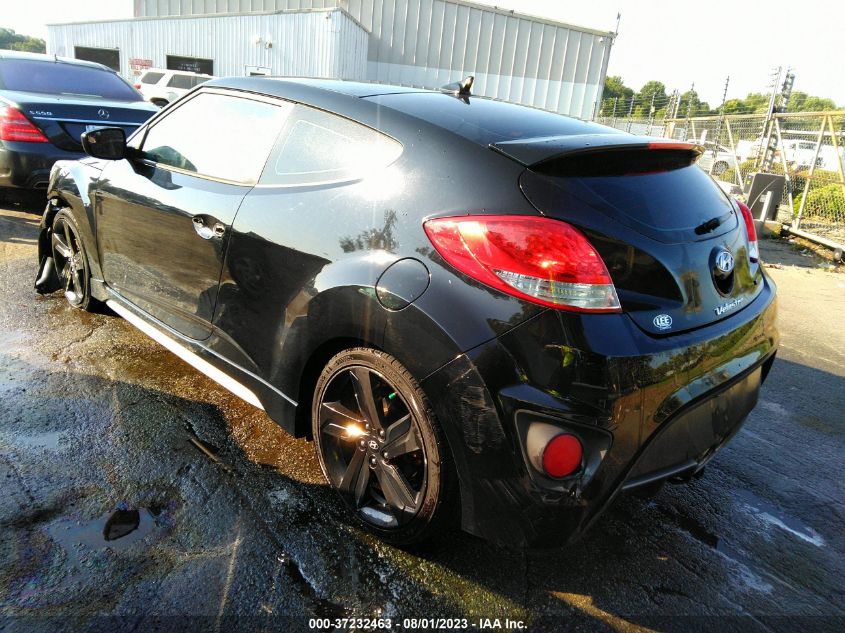 2014 HYUNDAI VELOSTER TURBO R-SPEC - KMHTC6AE5EU209862