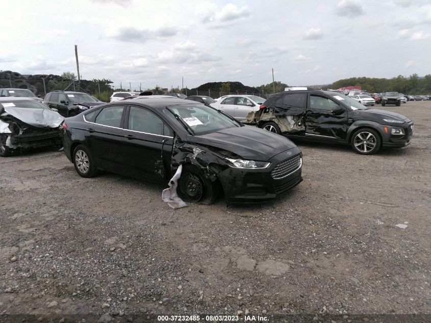 2013 FORD FUSION S - 3FA6P0G75DR354746