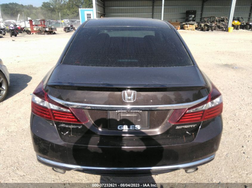 2016 HONDA ACCORD SEDAN SPORT - 1HGCR2F52GA037770