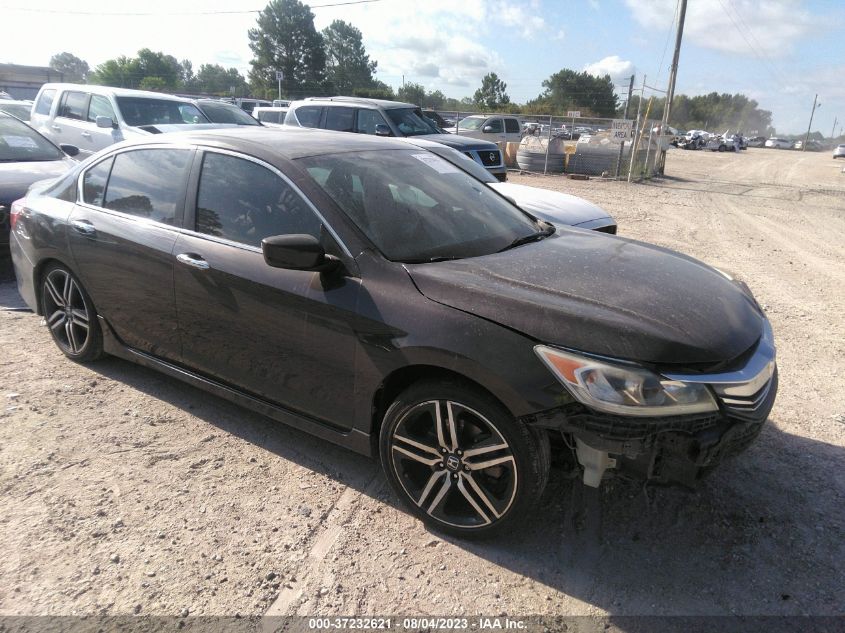 2016 HONDA ACCORD SEDAN SPORT - 1HGCR2F52GA037770