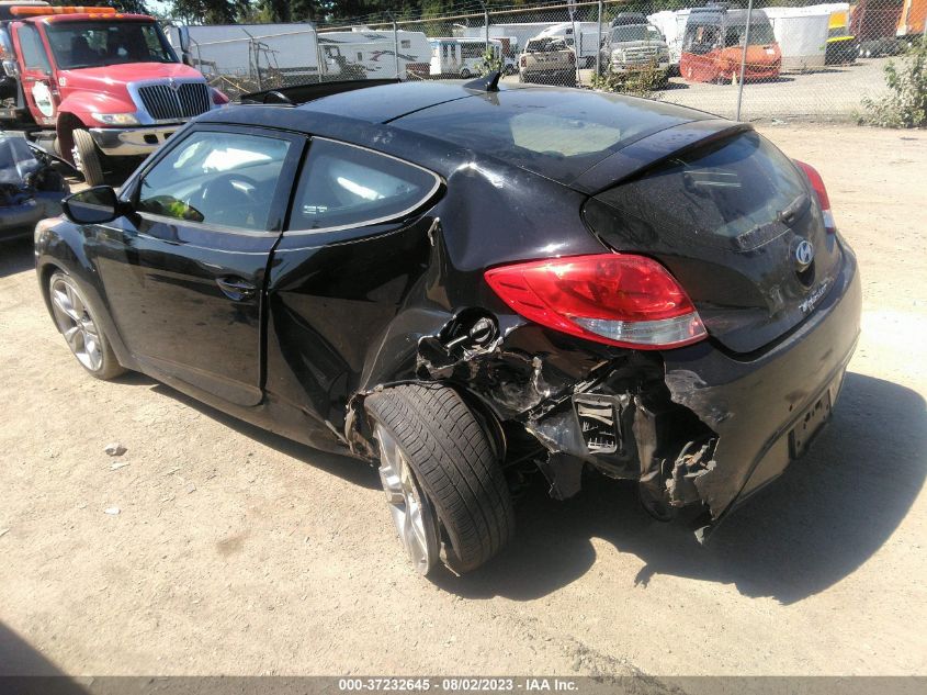 2013 HYUNDAI VELOSTER W/BLACK INT - KMHTC6AD6DU145658