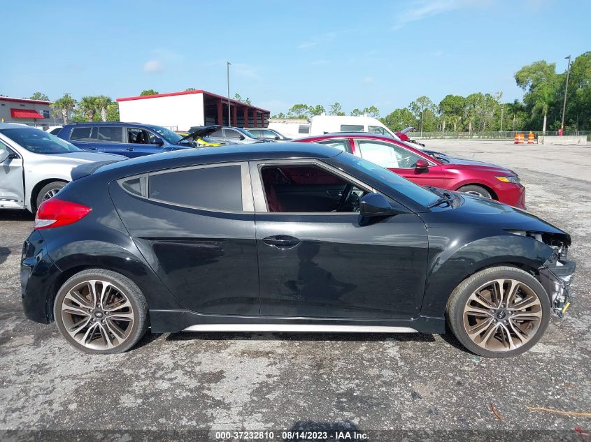 2016 HYUNDAI VELOSTER TURBO - KMHTC6AE3GU253183