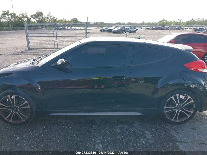 2016 HYUNDAI VELOSTER TURBO - KMHTC6AE3GU253183