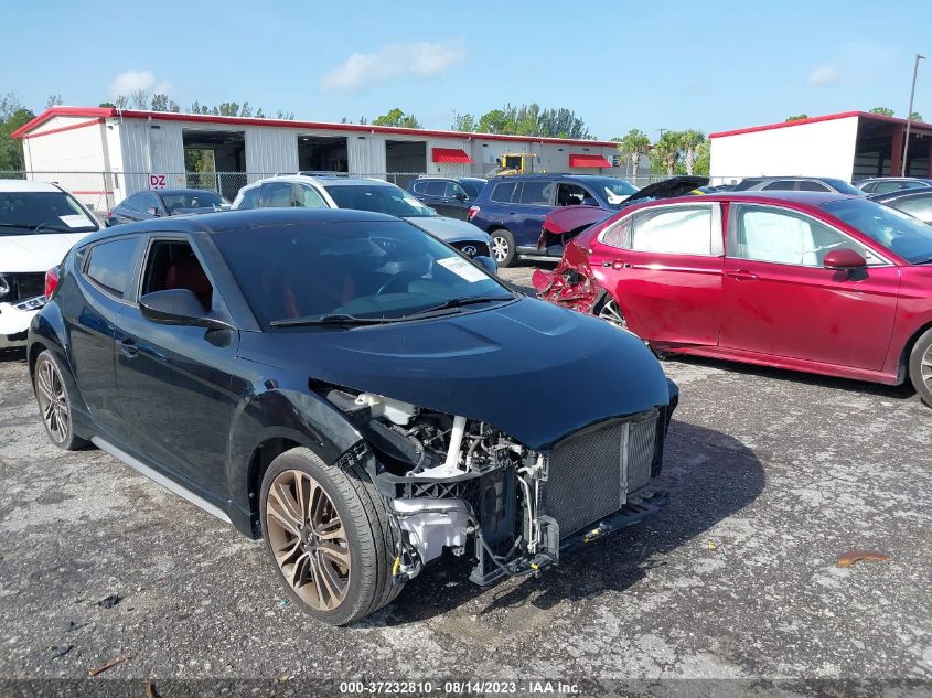 2016 HYUNDAI VELOSTER TURBO - KMHTC6AE3GU253183