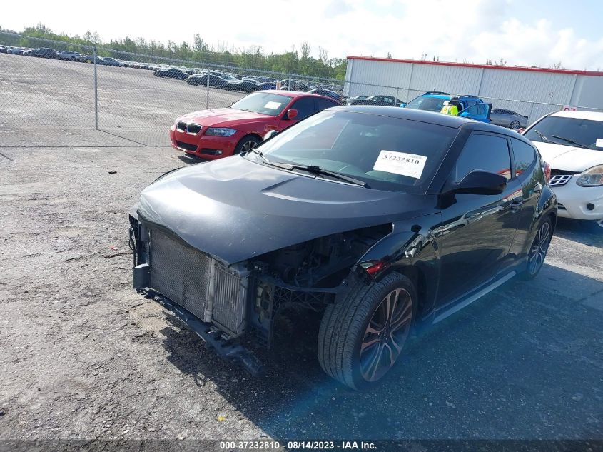 2016 HYUNDAI VELOSTER TURBO - KMHTC6AE3GU253183