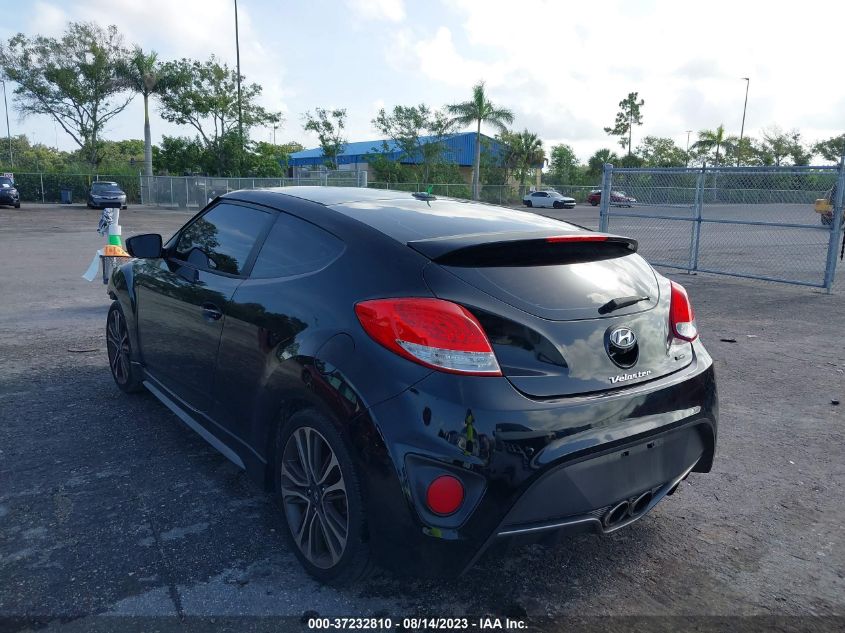 2016 HYUNDAI VELOSTER TURBO - KMHTC6AE3GU253183