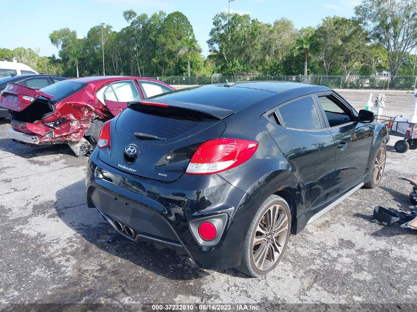 2016 HYUNDAI VELOSTER TURBO - KMHTC6AE3GU253183
