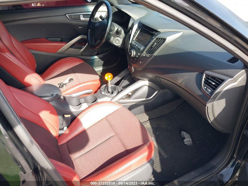 2016 HYUNDAI VELOSTER TURBO - KMHTC6AE3GU253183