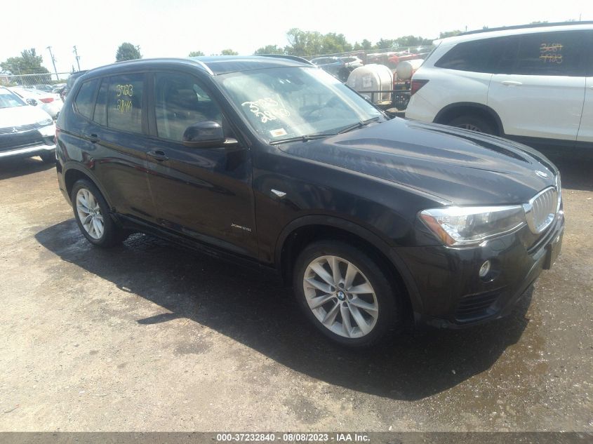 2017 BMW X3 XDRIVE28I - 5UXWX9C32H0W76136