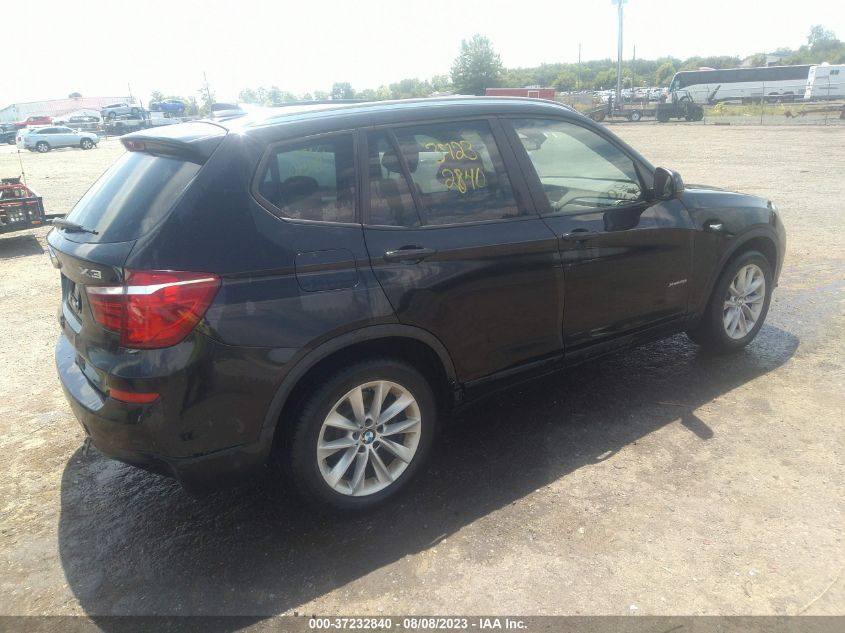 2017 BMW X3 XDRIVE28I - 5UXWX9C32H0W76136