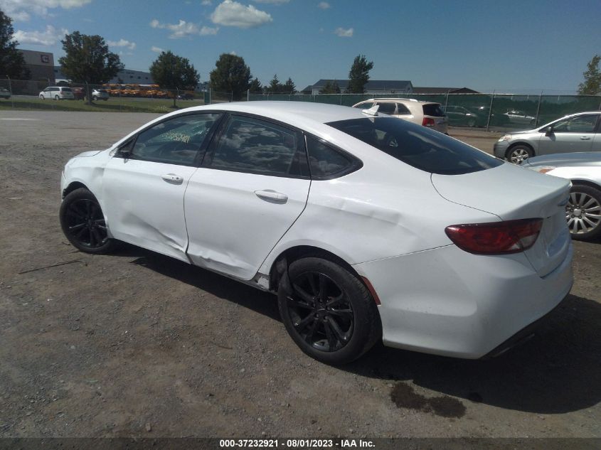 2015 CHRYSLER 200 S - 1C3CCCBB5FN614949