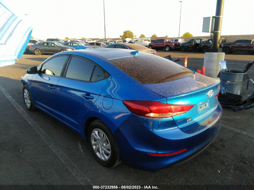 2017 HYUNDAI ELANTRA SE - KMHD74LF2HU354056