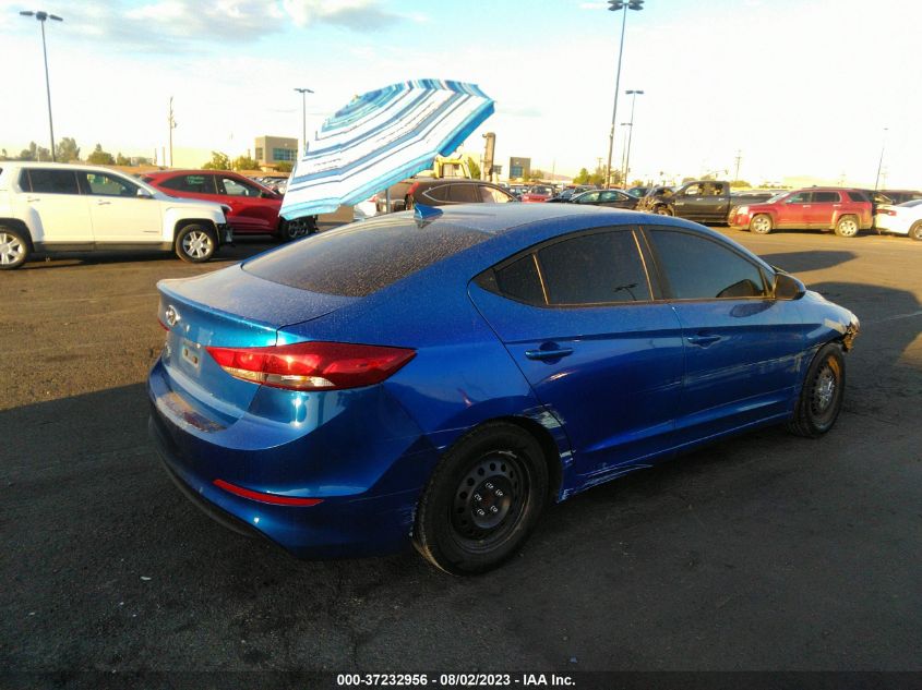 2017 HYUNDAI ELANTRA SE - KMHD74LF2HU354056