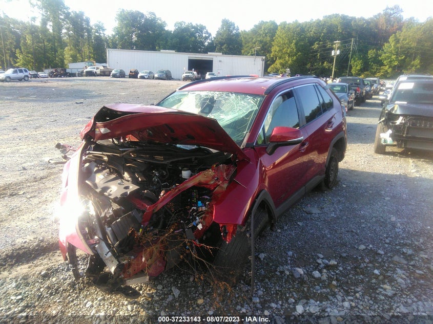 VIN 2T3K1RFV0KC028121 2019 TOYOTA RAV4 LE
