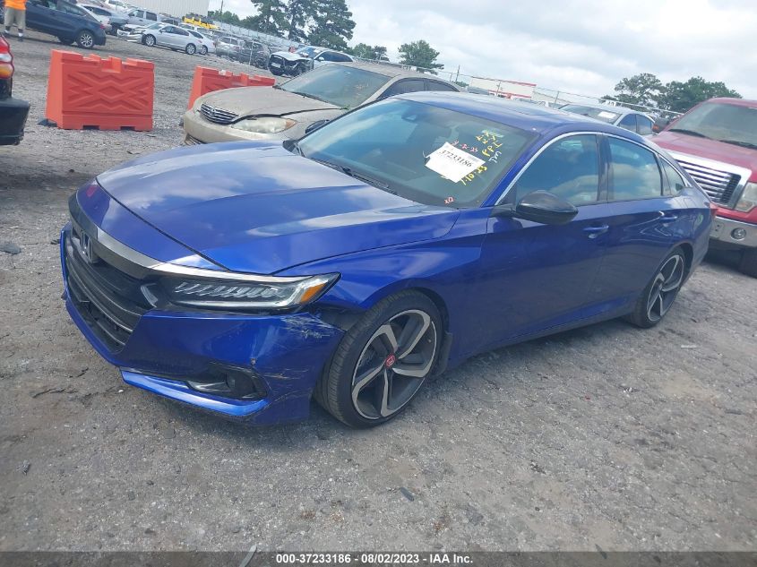 2022 HONDA ACCORD SEDAN SPORT - 1HGCV2F34NA005412
