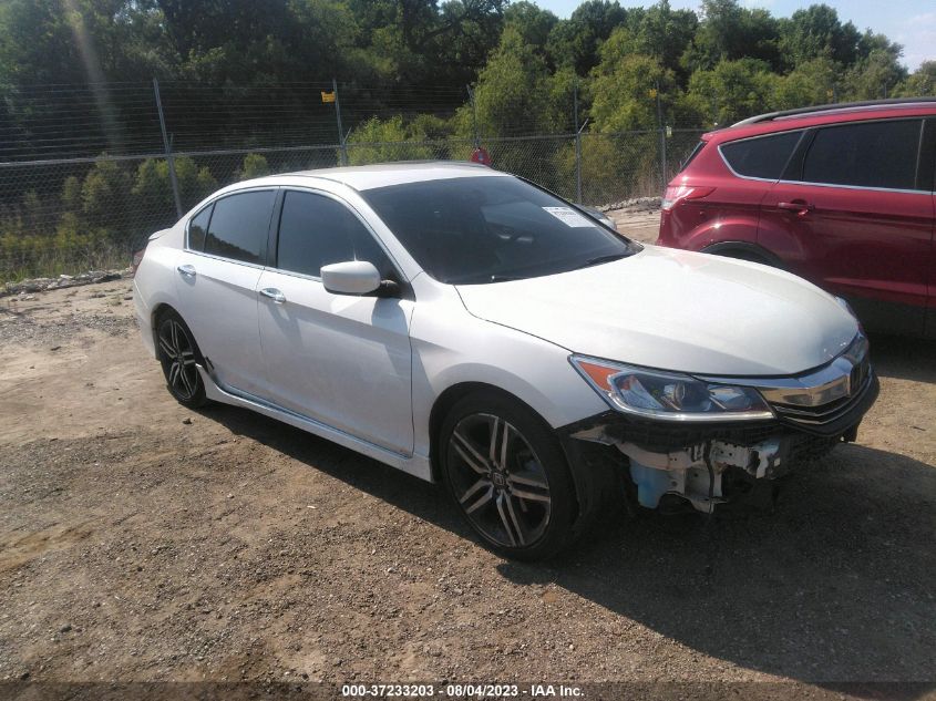 2016 HONDA ACCORD SEDAN SPORT - 1HGCR2F54GA235119