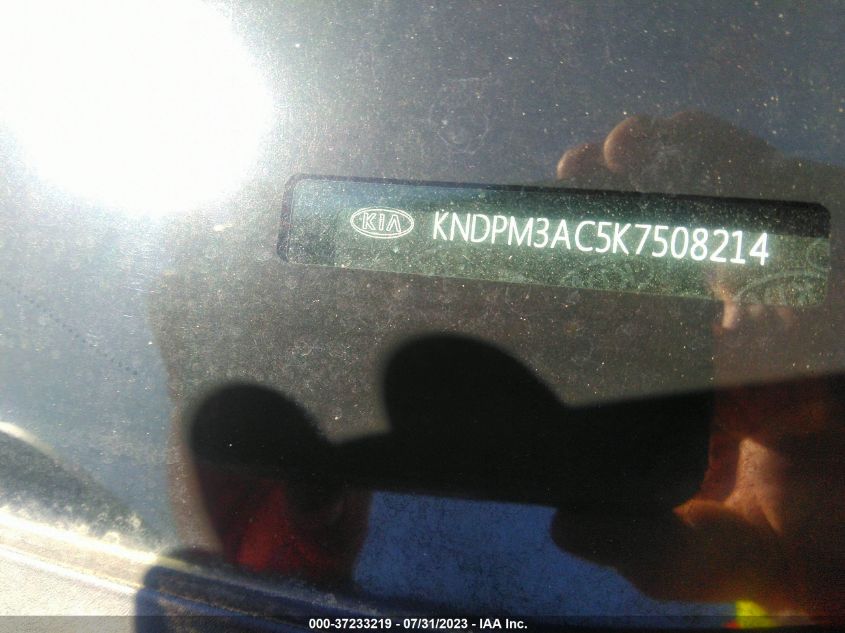 KNDPM3AC5K7508214 Kia Sportage LX 9