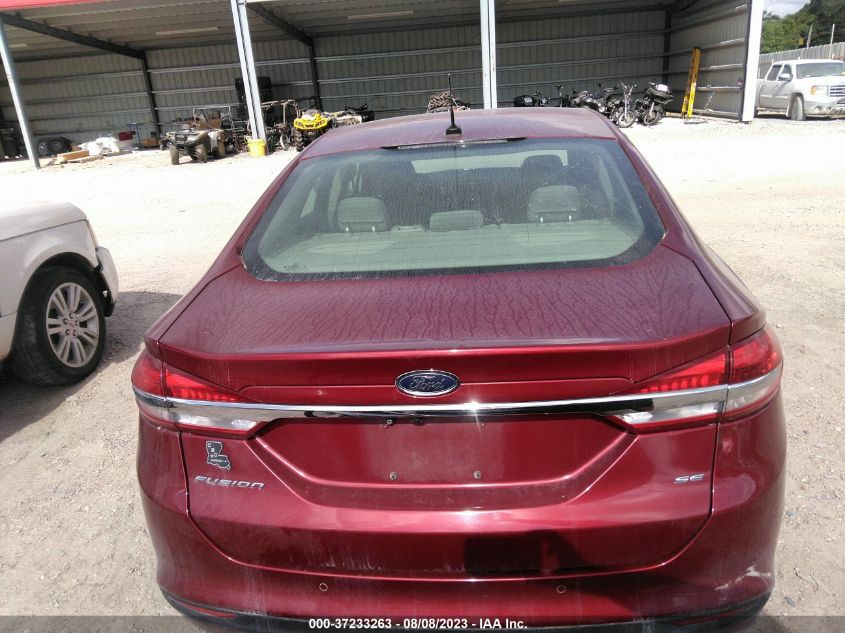 2017 FORD FUSION SE - 3FA6P0H7XHR212171