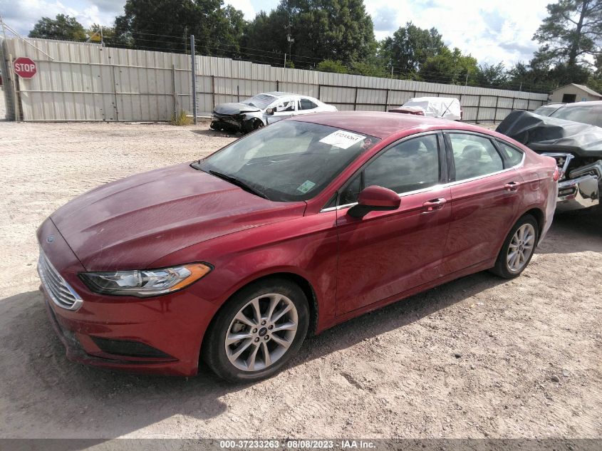 2017 FORD FUSION SE - 3FA6P0H7XHR212171