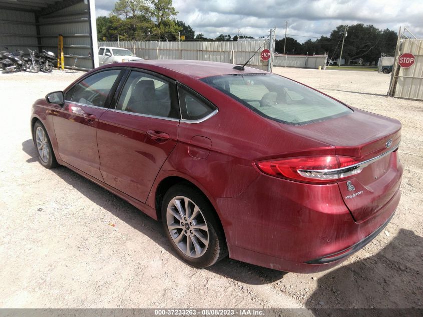 2017 FORD FUSION SE - 3FA6P0H7XHR212171